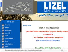 Tablet Screenshot of lizel.pl